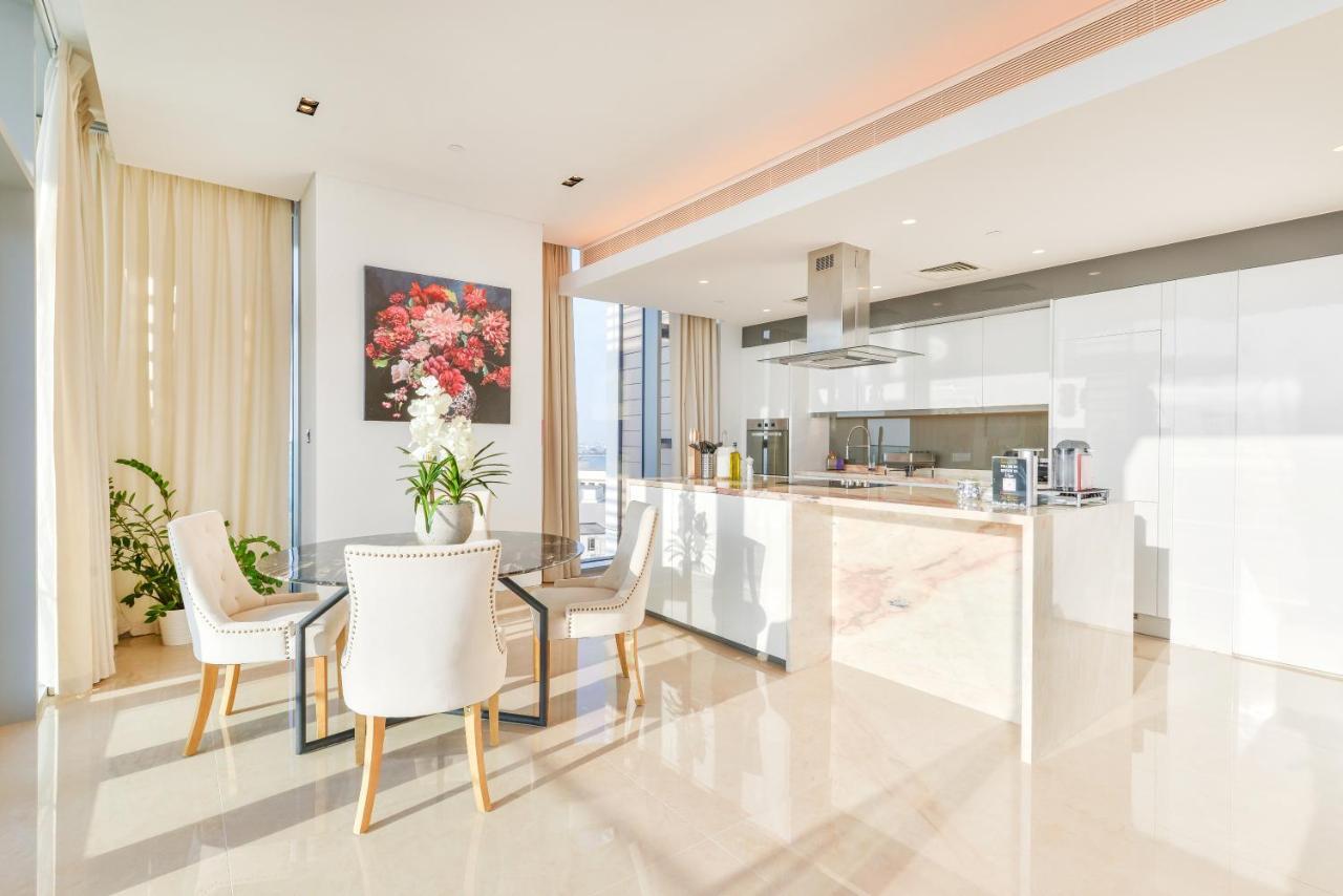 Posh 2 Bedroom Oceanfront Apt In The Heart Of Bluewaters Island Dubai Exterior foto