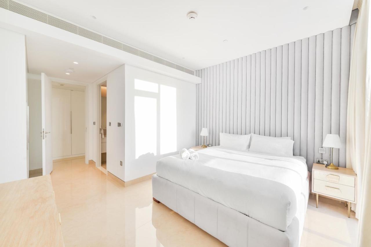 Posh 2 Bedroom Oceanfront Apt In The Heart Of Bluewaters Island Dubai Exterior foto