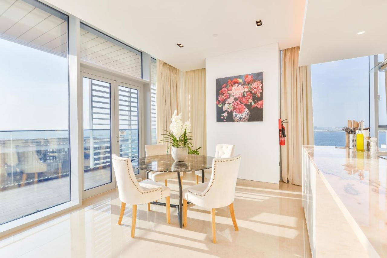 Posh 2 Bedroom Oceanfront Apt In The Heart Of Bluewaters Island Dubai Exterior foto